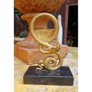 Empire Period Gilt Bronze Watch Holder