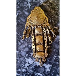 Old Jewel Chatelaine Epoque Fin XVIIIe Pomponne
