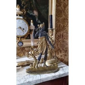 Diane Chasseuresse Cast Iron Empire Period Door Chock Charming Object