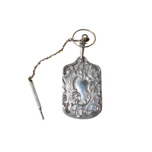 Silver Bal Carnet Late 19th Century