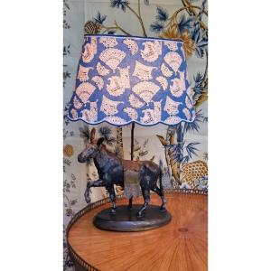 LAMPE EN RÉGULE ANE ÉPOQUE NAPOLÉON III