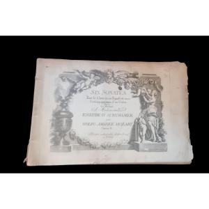 MOZART PARTITION ÉDITION ORIGINALE  VIENNE 1781 SIX SONATES POUR PIANO ET VIOLON MUSIQUE RARE