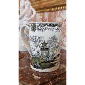 FAÏENCE CREIL ET MONTEREAU MODÈLE PAGODE RARE CHOPE