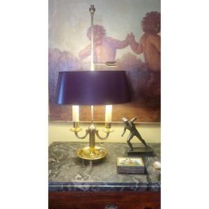 Gilded Bronze Hot Water Bottle Lamp, Louis XVI Style