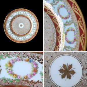 Paris Porcelain Plate, Mid-19th Century