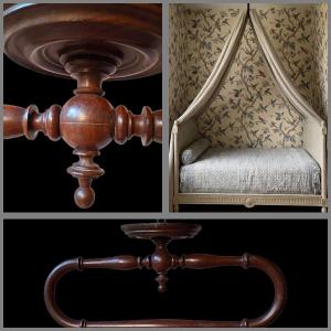 Late 19th-century Canopy Bed Canopy