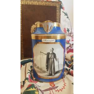 Large Porcelain Milk Jar From Vienna 1811 Empire