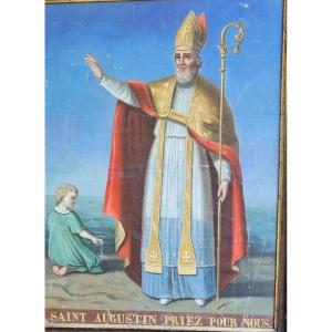 SAINT AUGUSTIN HST EX-VOTO RELIGIOSA SAN AGUSTIN 