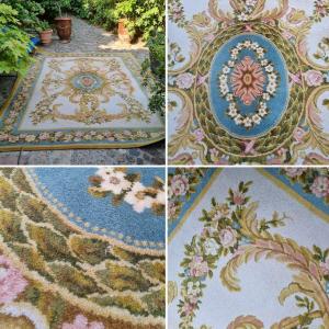 Louis XVI Style Carpet 250x350 Type Braquenié Or Real Fabrica De,tapices