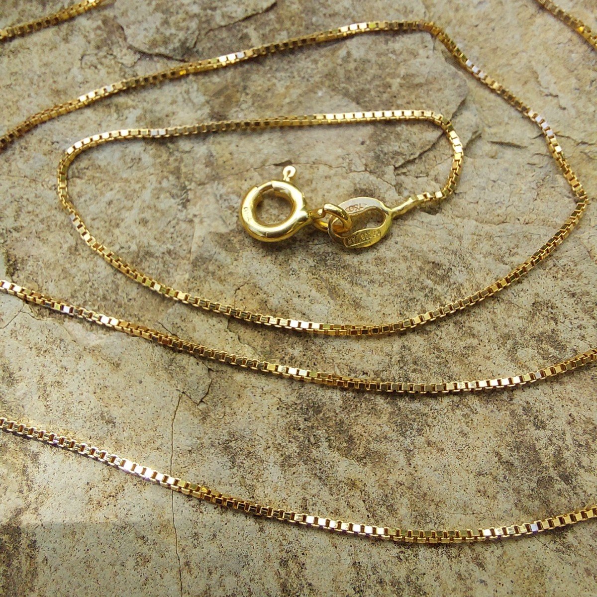 18k Gold Venetian Link Chain-photo-4