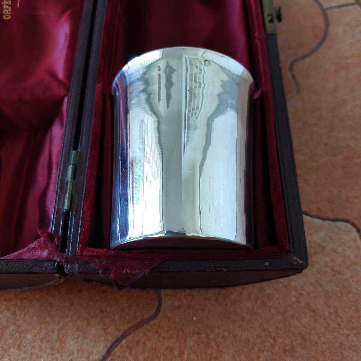 J. Granvigne Pour Odiot A Paris, Coffret De Bapteme-photo-1