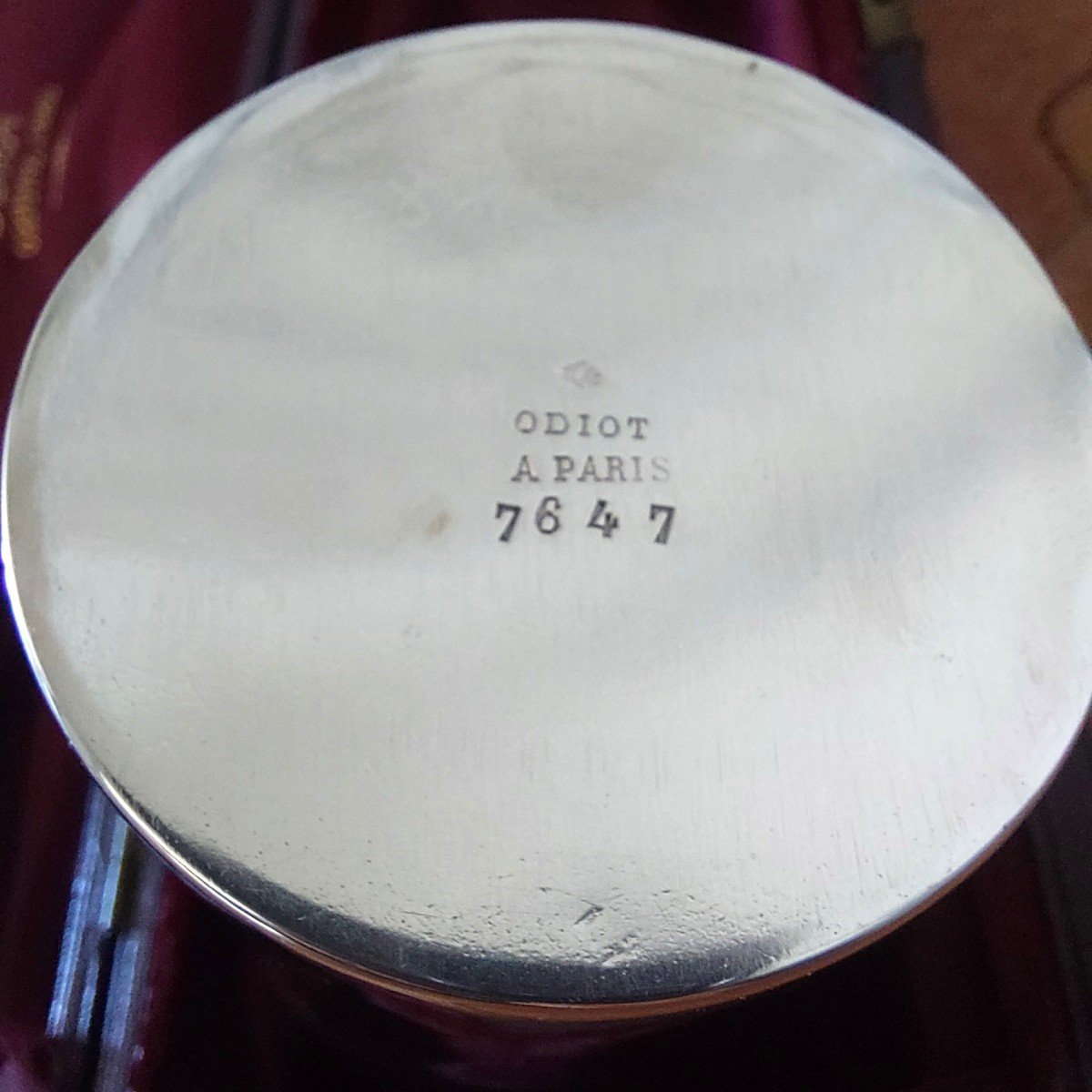 J. Granvigne Pour Odiot A Paris, Coffret De Bapteme-photo-2