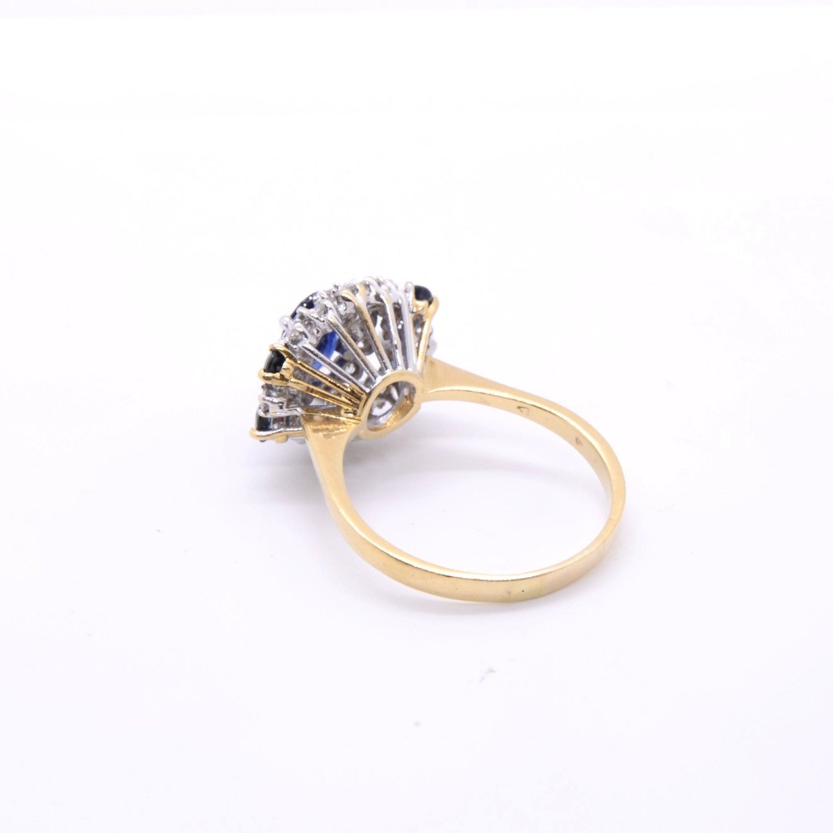 Bague Saphir "papillon", Or, Diamant Et Saphir 1,25 Ct Environ-photo-1