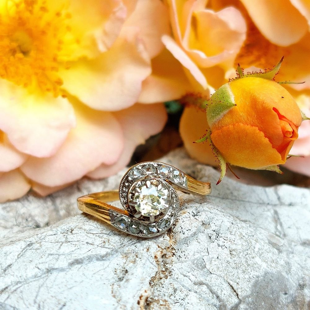 “impetuous” Tourbillon Ring Diamond And 18k Gold And Platinum-photo-3