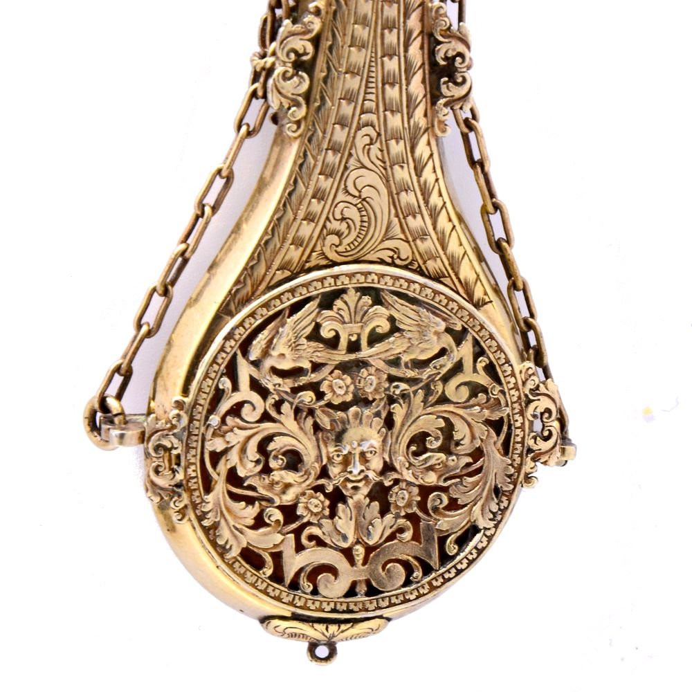 Silver-gilt Perfume Bottle, Early 19th Century-photo-1