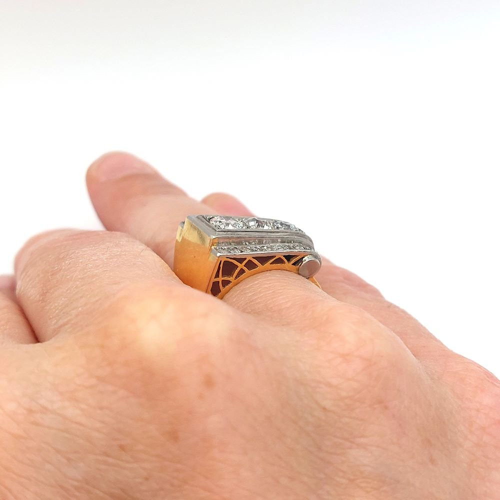 Bague Tank « Auguste » Vers 1940–1950-photo-6