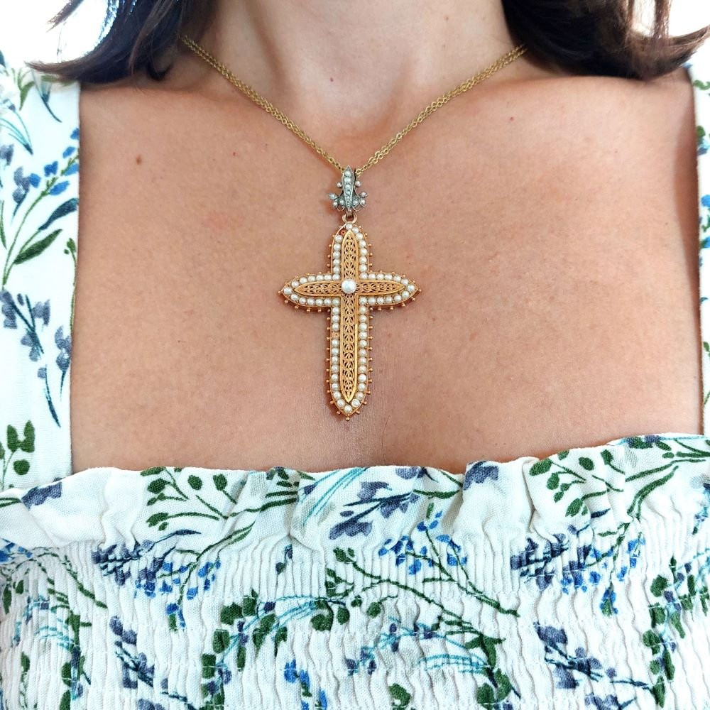 Large "royal" Cross Pendant-photo-2