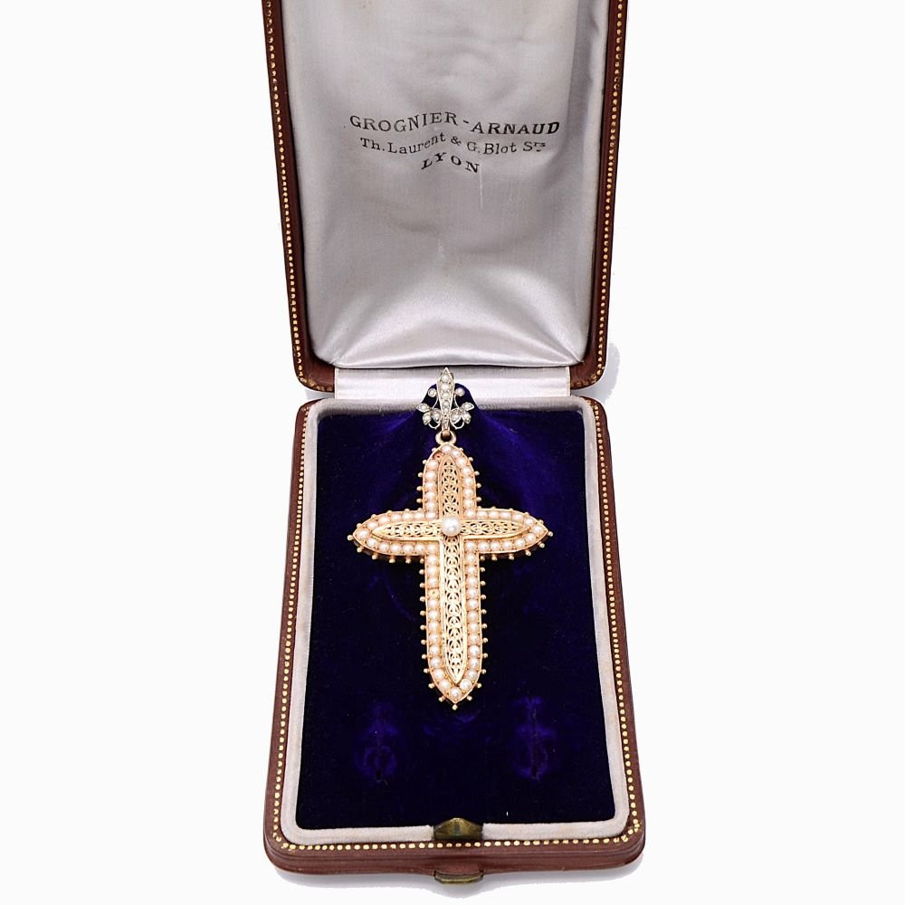Large "royal" Cross Pendant-photo-4