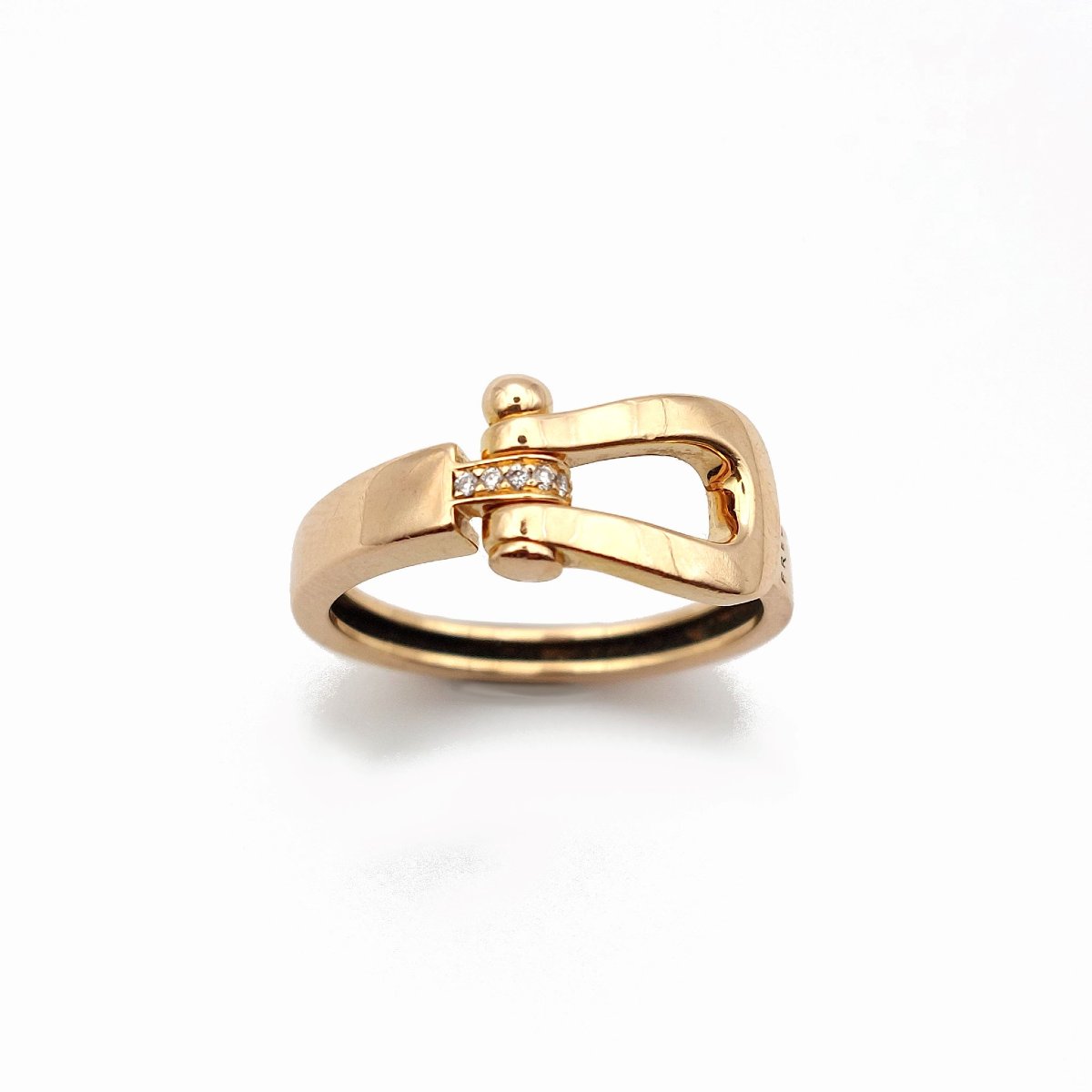 Bague Fred Force 10 diamants et or rose 18k-photo-3