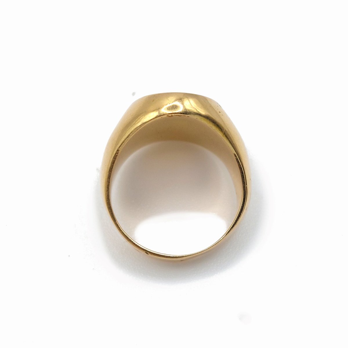 Monogrammed Signet Ring, 18k Yellow Gold-photo-1
