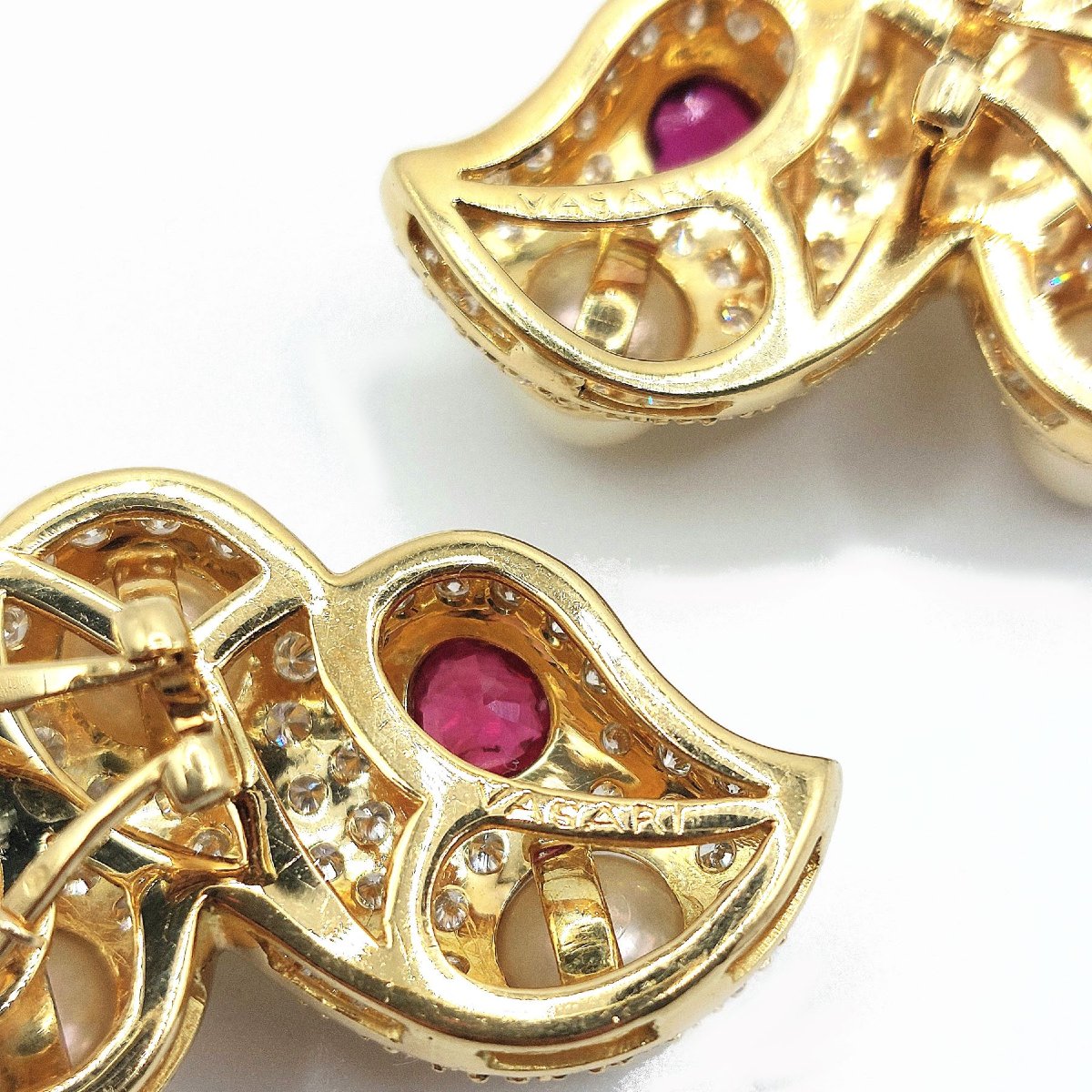 Vasari "clouds" Earrings, 1980s -photo-4