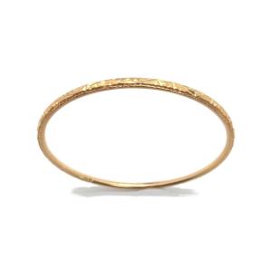 Bracelet Jonc Cisele En Or 18k
