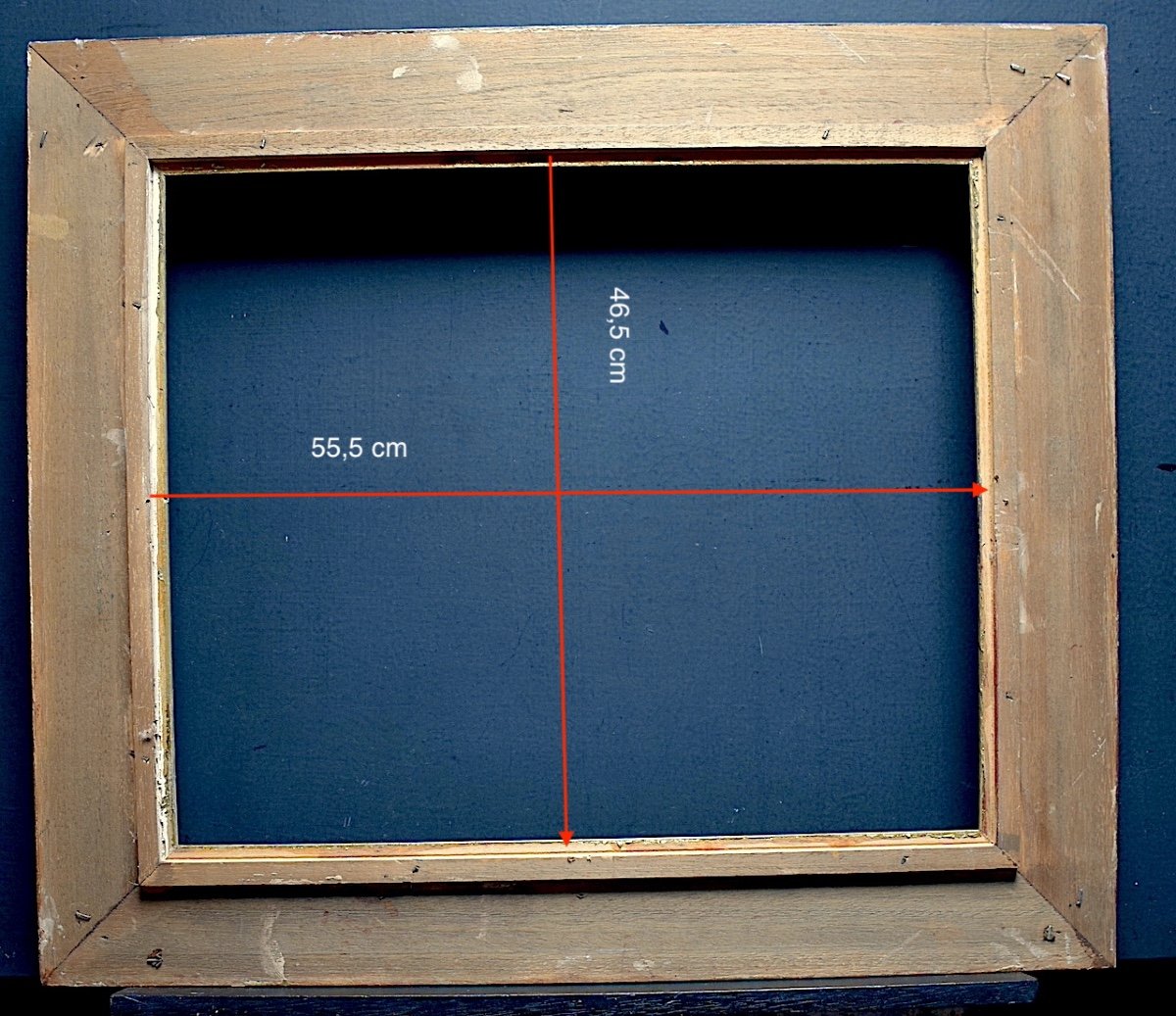 Cadre  Montparnasse Doré Feuillure 55 x 46 cm Format 10F Frame Ref C1040-photo-2