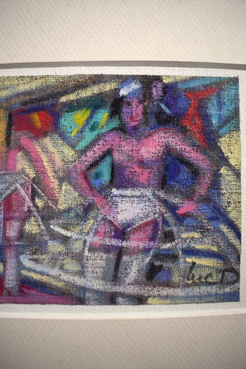 Signed Luc D Costumes Valbella Switzerland Art Deco XX Rt 683-photo-3