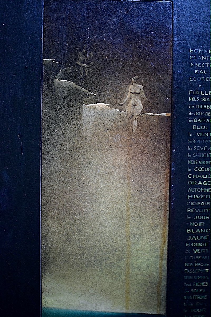 Table Poem Poetry Nature Insect Landscape Character Monogram Ga 1971 XX Rt687-photo-1