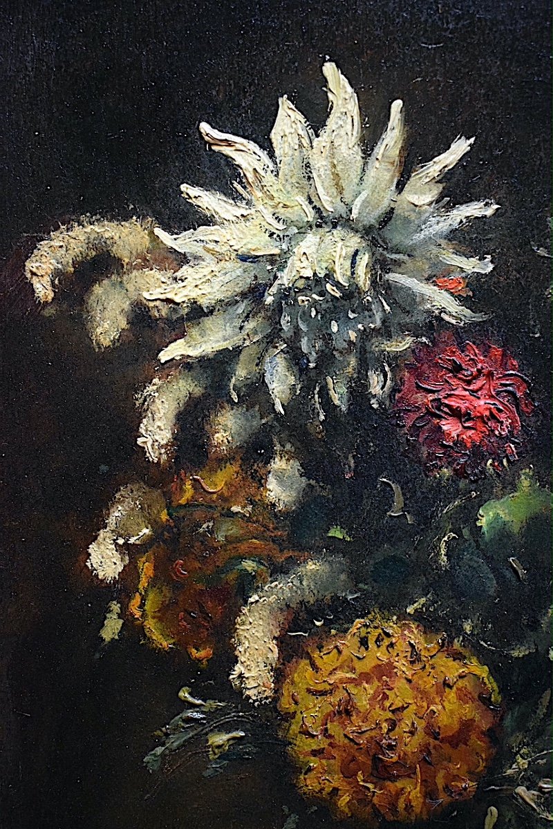 EKEGARDH HANS Suede Suedois Nature Morte Bouquet de Fleurs 1937 XX Rt690-photo-3