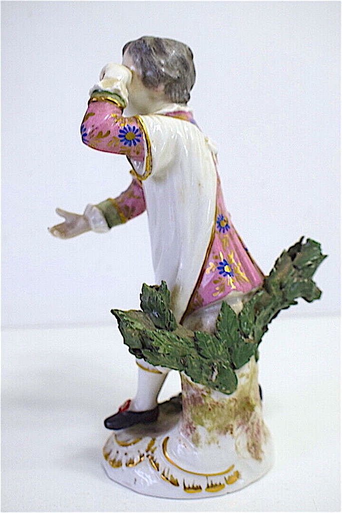 Character Porcelain Figurine Child Mark Ears Of Wheat To Identify Ref491-photo-3
