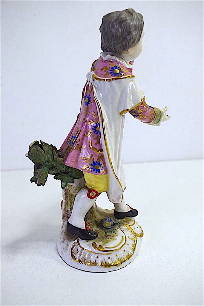 Character Porcelain Figurine Child Mark Ears Of Wheat To Identify Ref491-photo-4