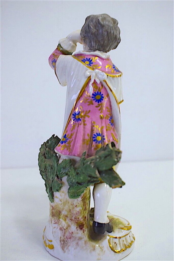Character Porcelain Figurine Child Mark Ears Of Wheat To Identify Ref491-photo-1