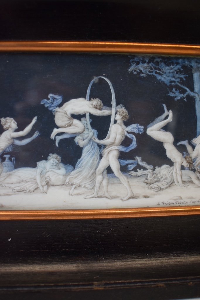 Miniature Signed L Frison Fabrice After Moitte Games Nymphs And Satyrs Ref511-photo-4