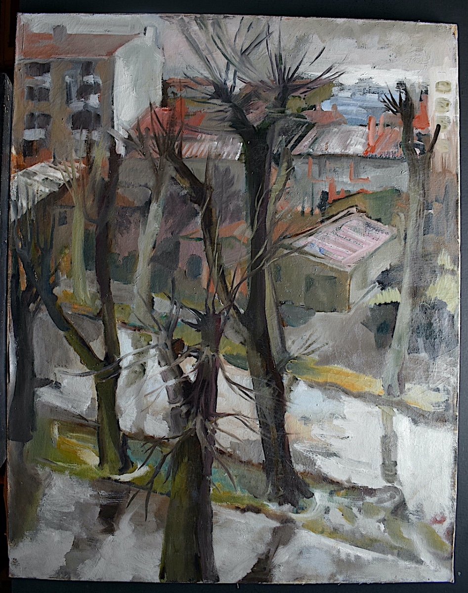 AUGÉ LUCIEN Paysage Urbain Toulouse Paysage de neige Signé à Identifier XX RT764-photo-5