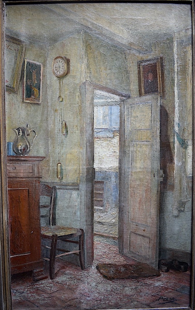 Signé ADEBIE Intérieur Maison Rustique Ferme Paysan RT777-photo-2