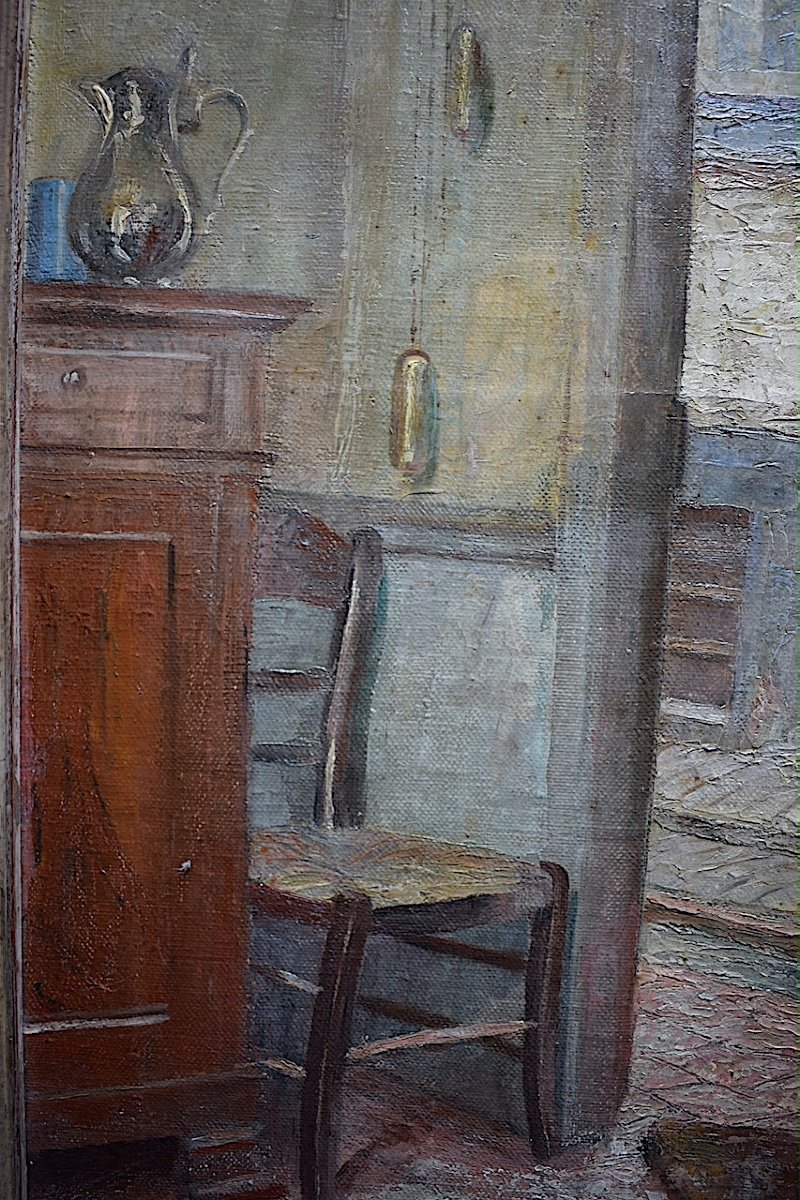 Signé ADEBIE Intérieur Maison Rustique Ferme Paysan RT777-photo-1