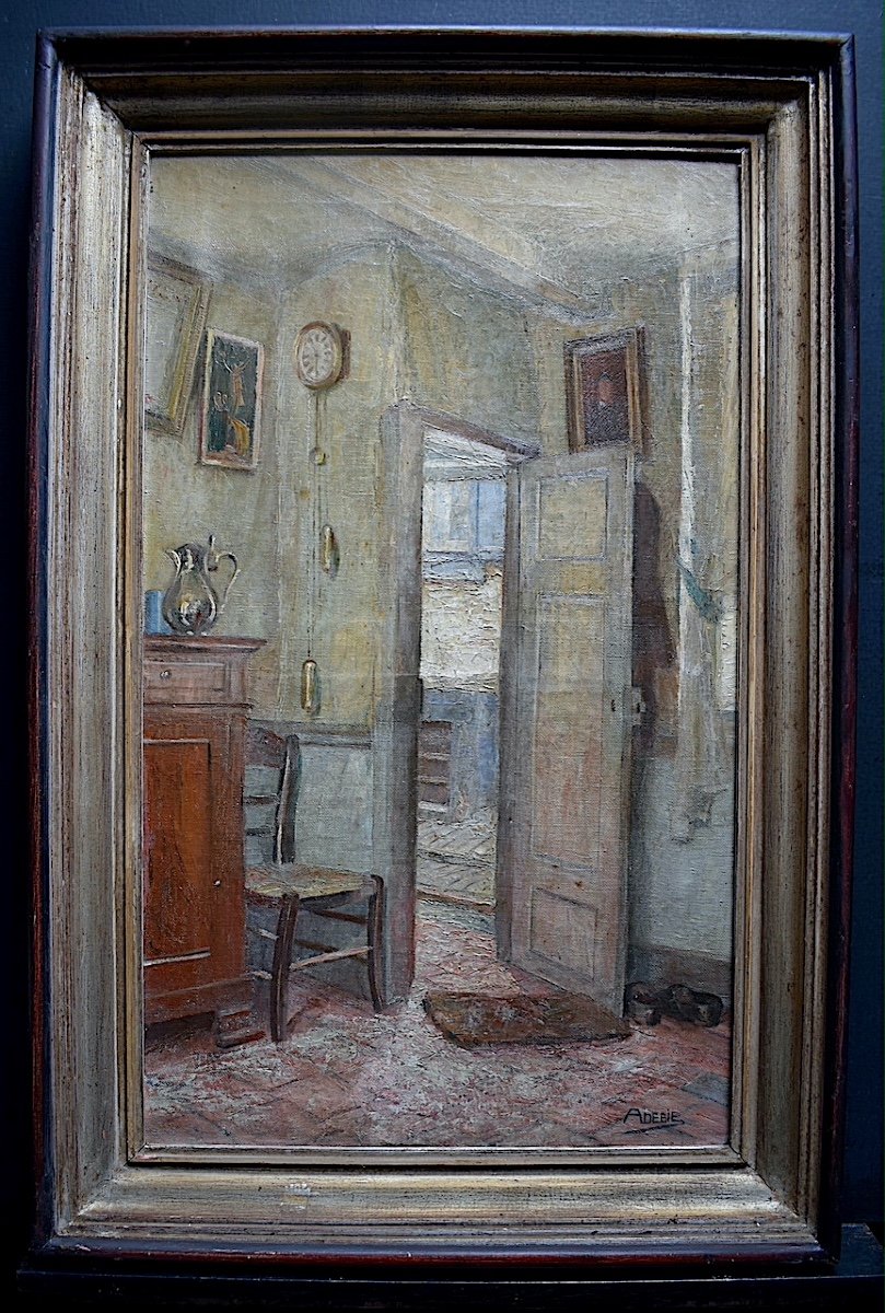 Signé ADEBIE Intérieur Maison Rustique Ferme Paysan RT777