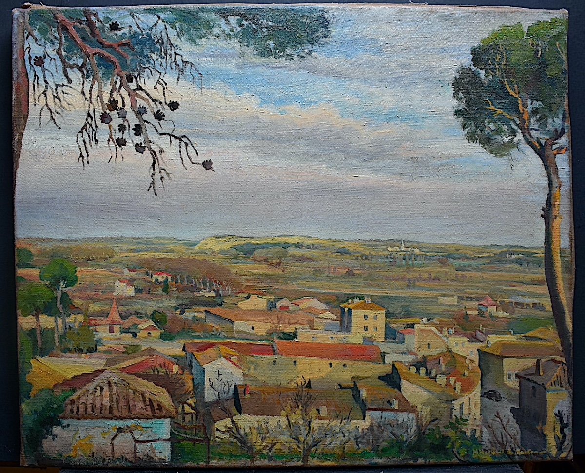 Huguette Hecquet De Carbon Landscape Hérault Provence XX Rt795