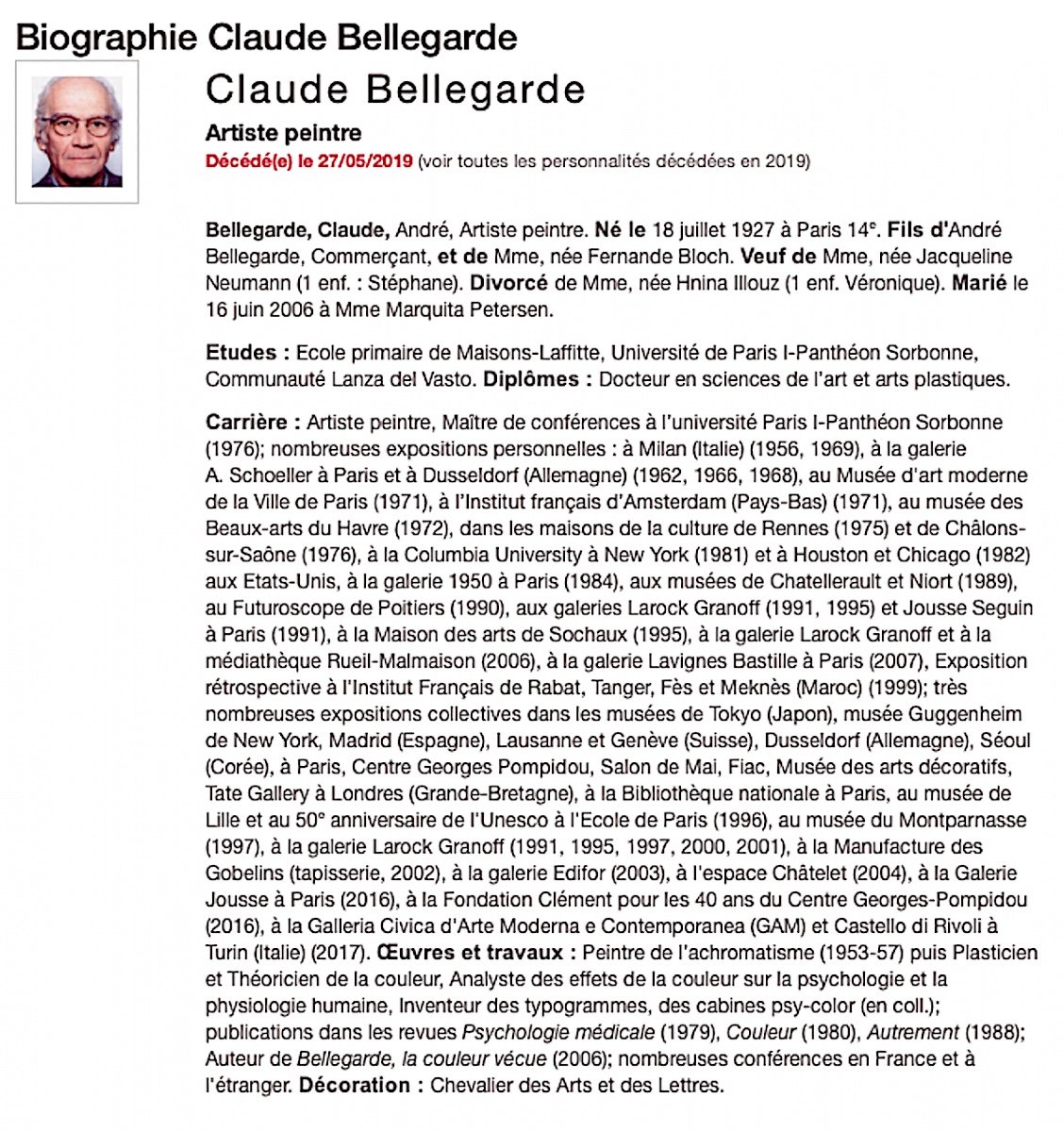 CLAUDE BELLEGARDE Abstrait Gouache Signé  RT821 -photo-6