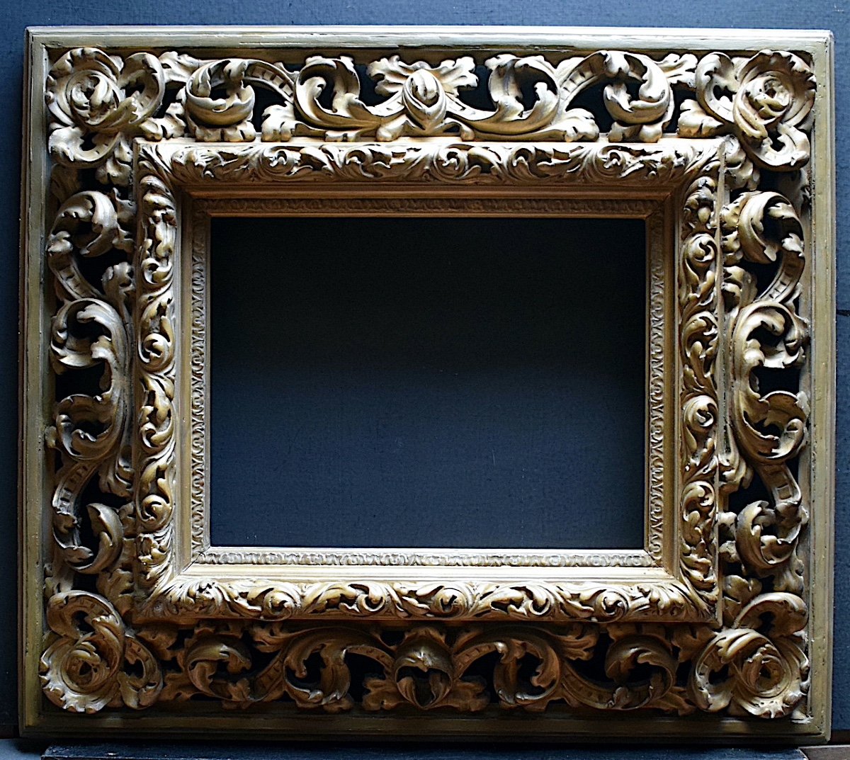 Frame XIX Italian Openwork Rebate 35 X 27 Cm Format 5f Frame Ref C1068-photo-7