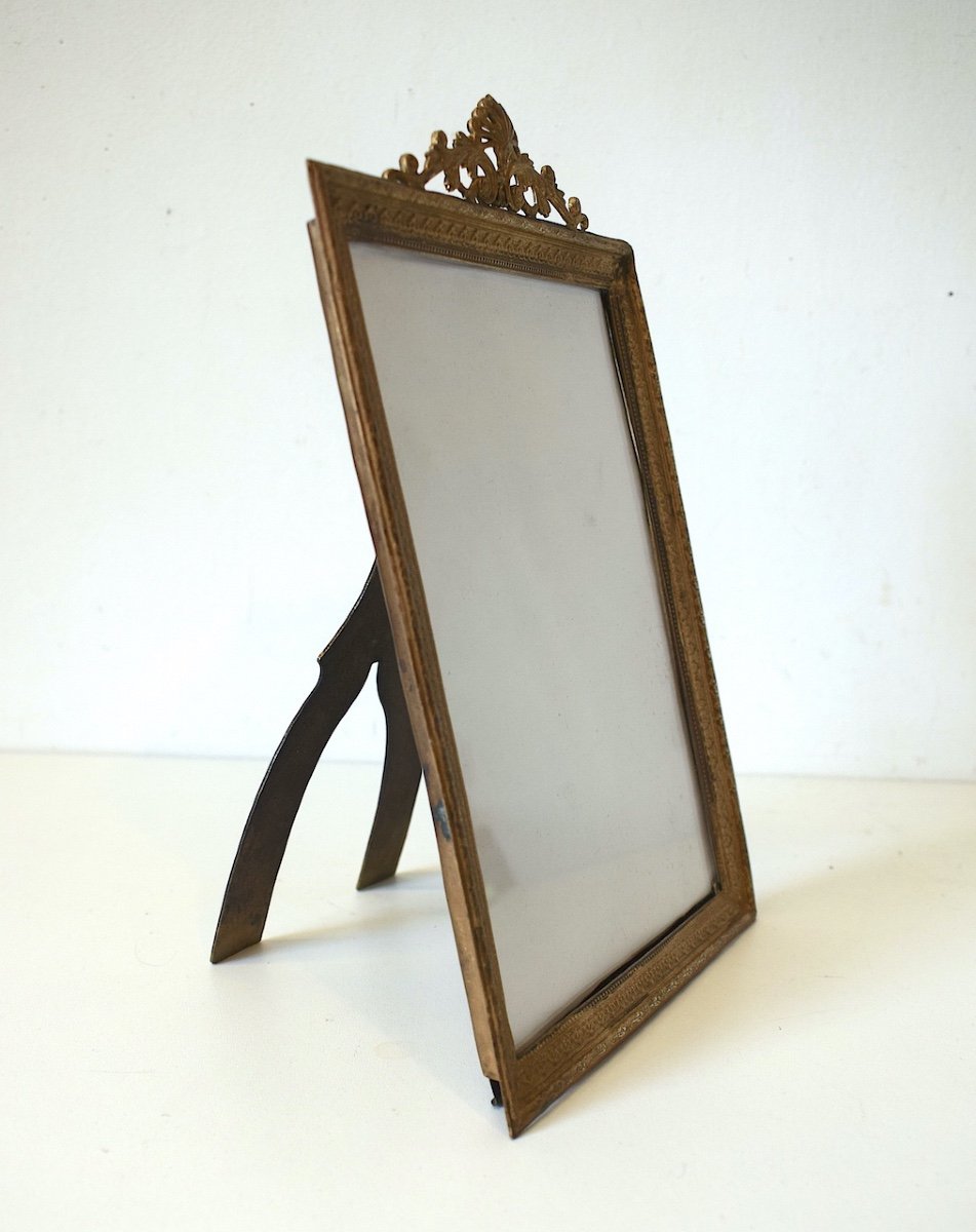 Gilt Bronze Photo Frame XIXth Century Louis XVI Style Ref 508-photo-1