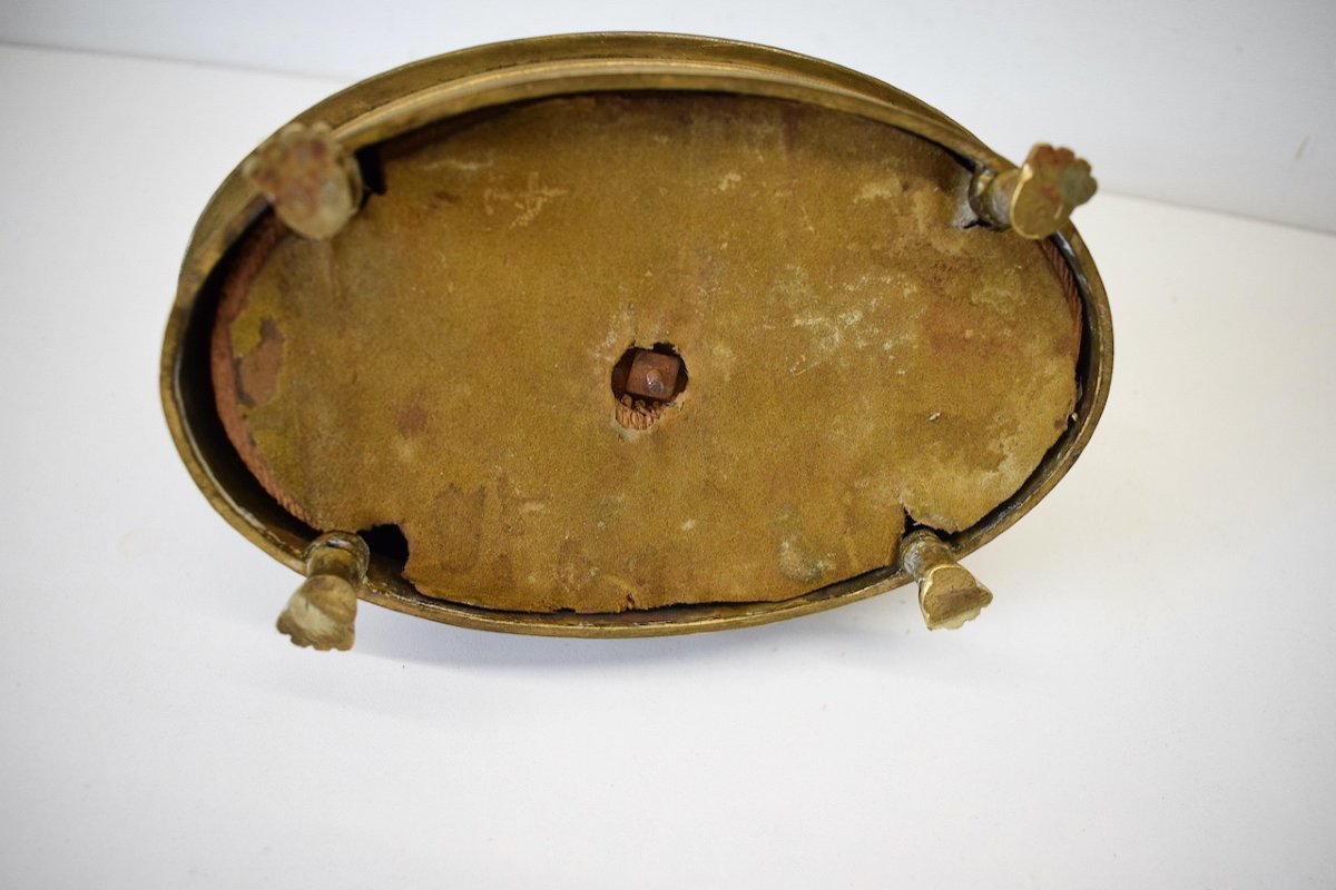 Baguier Tray Empty Pocket Watch Holder Or Jewelry Bronze Cherubs Charles X Ref516-photo-6