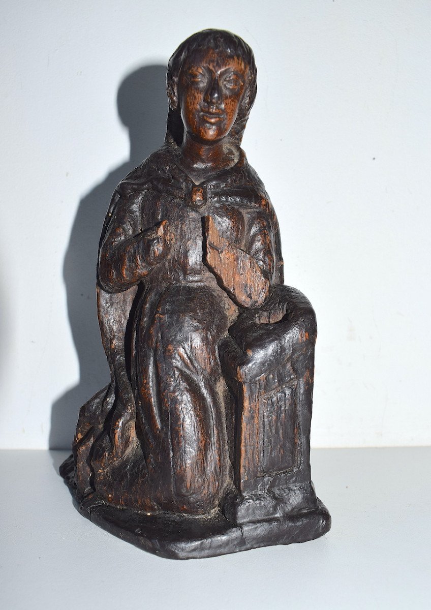 Popular Art Statuette Character In Carved Wood Late 17th Early 18th Century Ref557-photo-3