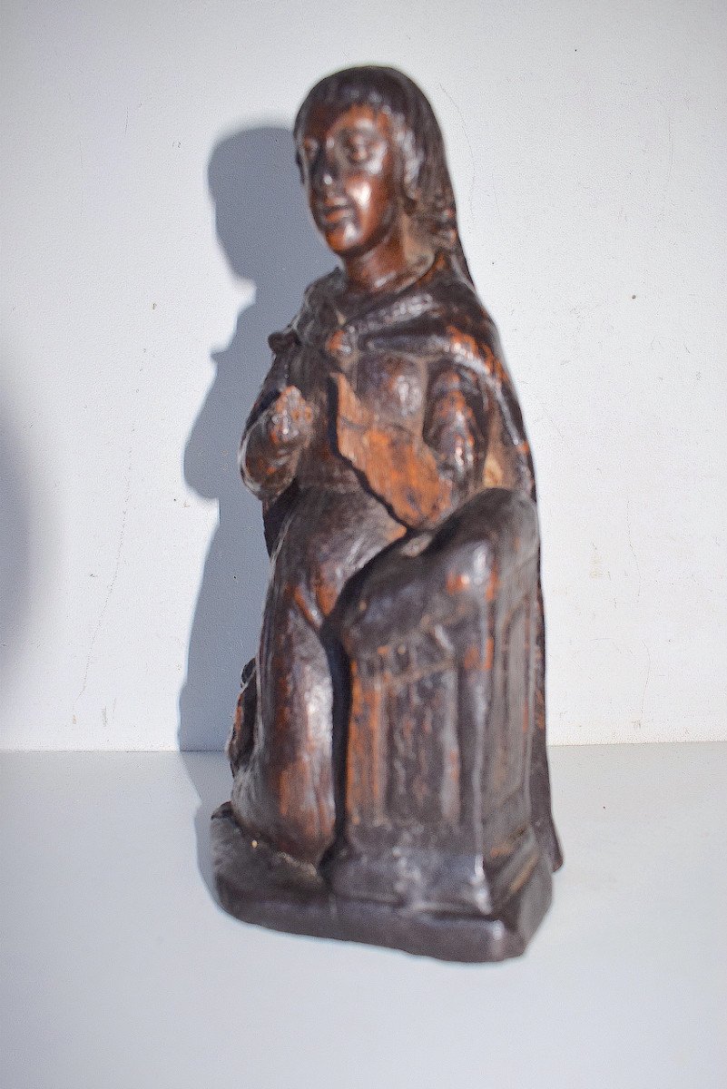 Popular Art Statuette Character In Carved Wood Late 17th Early 18th Century Ref557-photo-3