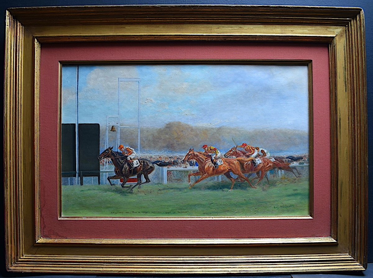 EUGÈNE PÉCHAUBÈS Course Hippique Longchamp 1926 Grand Prix Gagné Par Olibrius XX RT876-photo-7