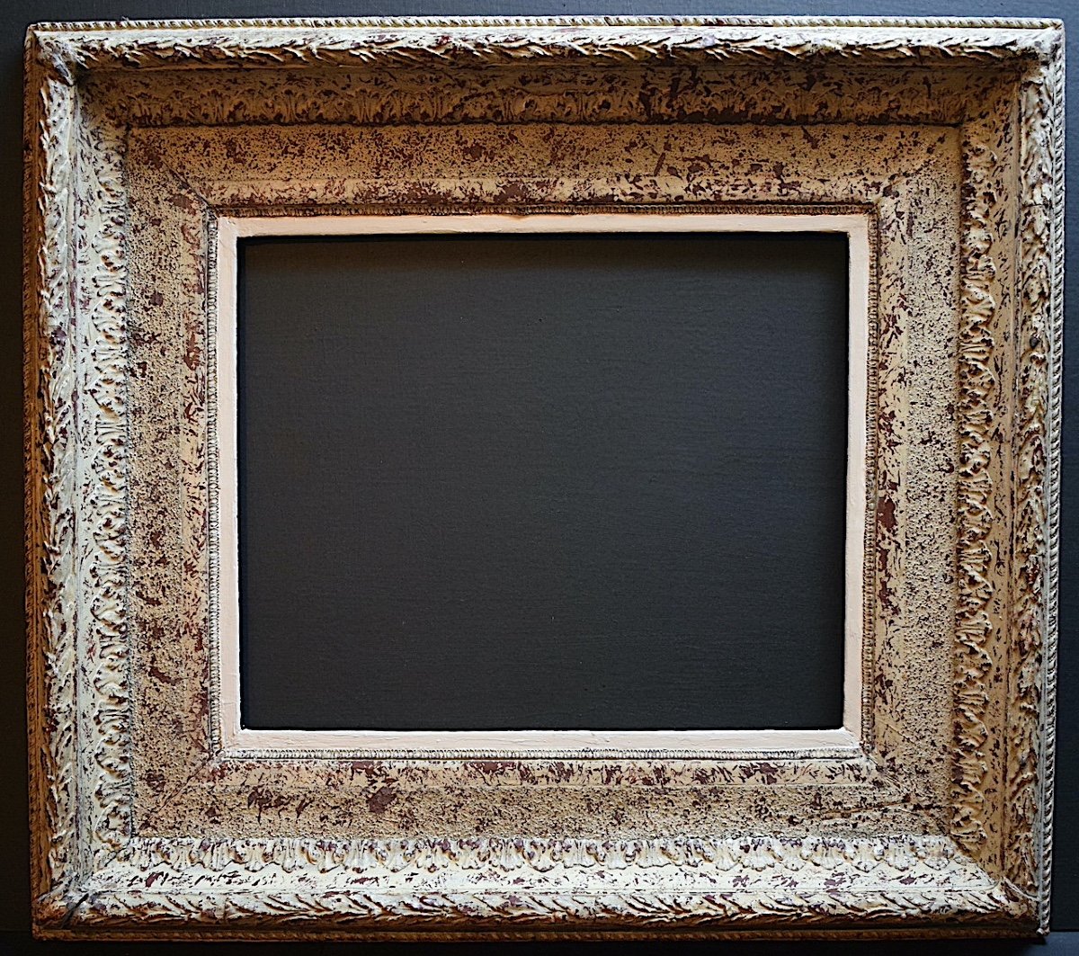XIX Painted Frame Rabbet 46 X 38 Cm Format 8f Frame  Montparnasse Ref C1119-photo-5