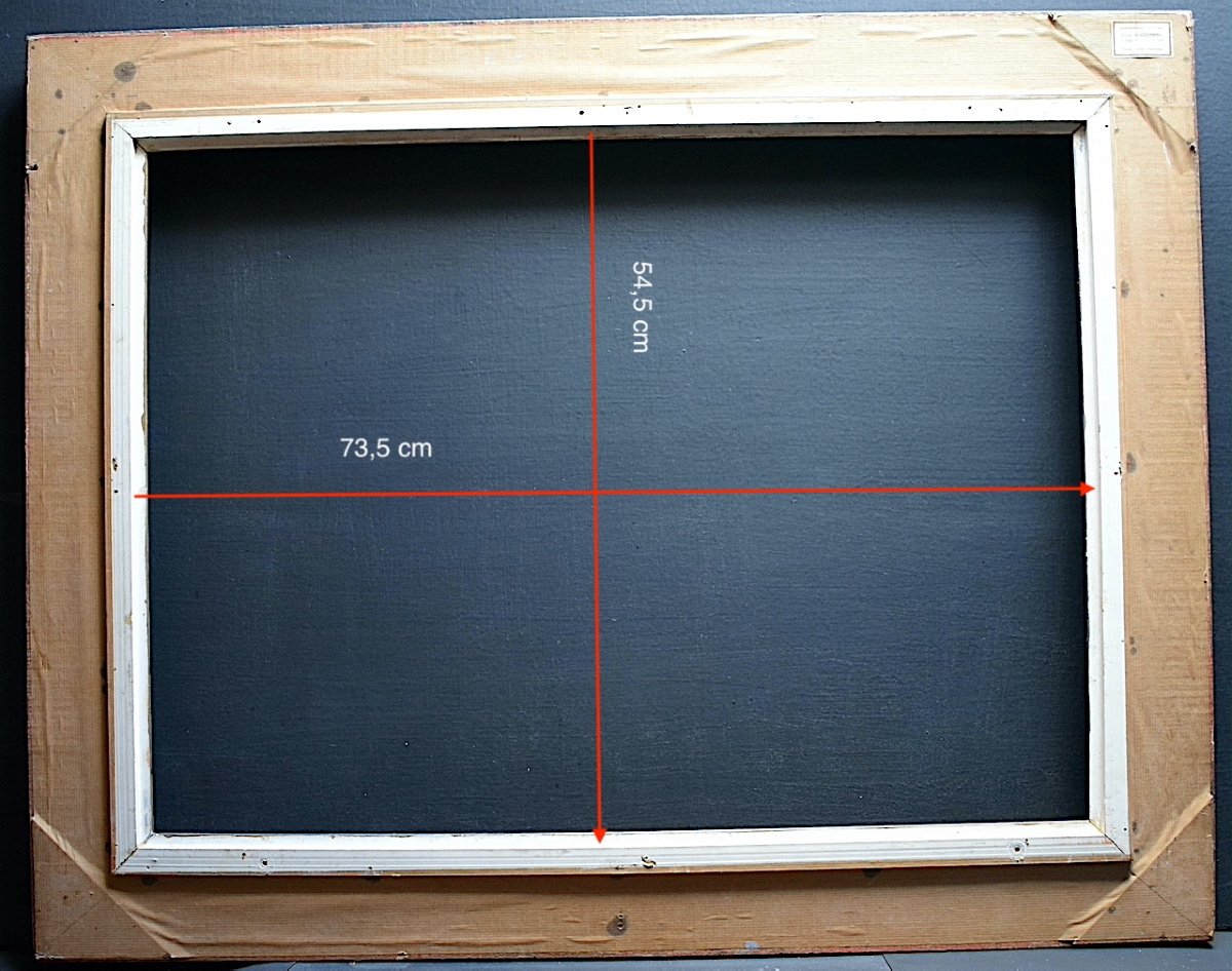 Cadre Ann&eacute;es 50  Feuillure 73 x 54 cm Format 20P Frame Ref C1122-photo-2