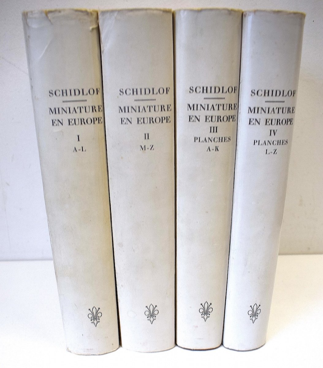 Rare Livre en 4 tomes de    LEO SCHIDLOF  la Miniature En Europe année  1964  Ref670-photo-2