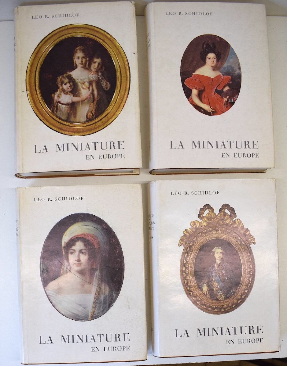 Rare Livre en 4 tomes de    LEO SCHIDLOF  la Miniature En Europe année  1964  Ref670-photo-7